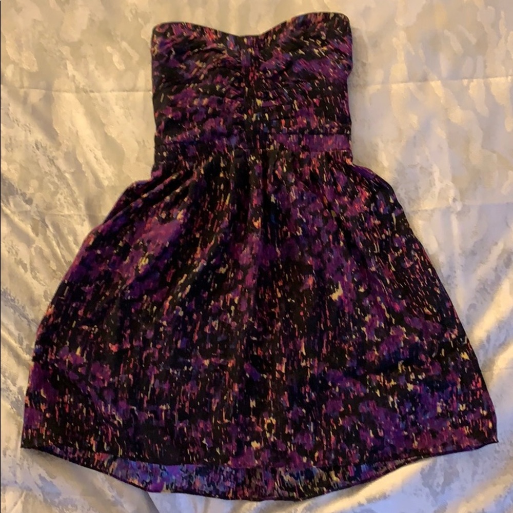Parker Silk Strapless Dress
